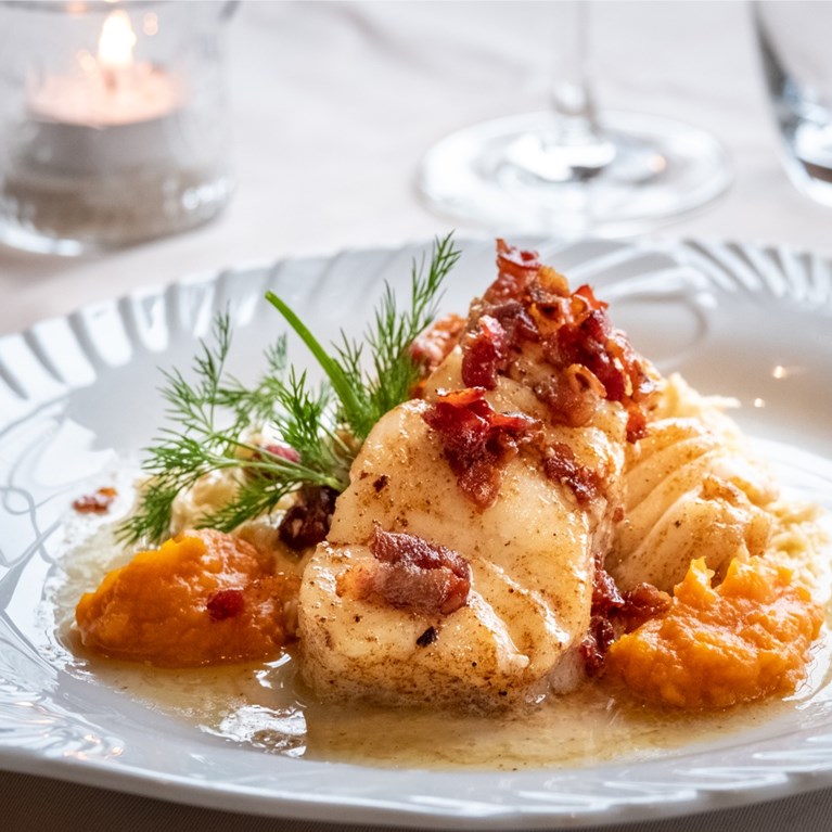 Das Restaurant Seerose am Hallwilersee, mediterrane Küche stilvol präsentiert
